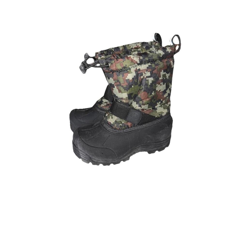 Northside Youth Size 9 Camo Thinsulate Faux Fur Lined Winter Gorpcore Snow Boots